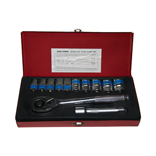 12pcs Ratchet Socket Socket Sett (1/2 ')